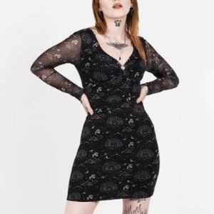 Disturbia Black Long Sleeve Dress